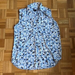 Ann Taylor. Patterned sleeveless top size M worn once